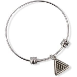Billiards Pool Table Rack Bangle Bracelet Jewelry